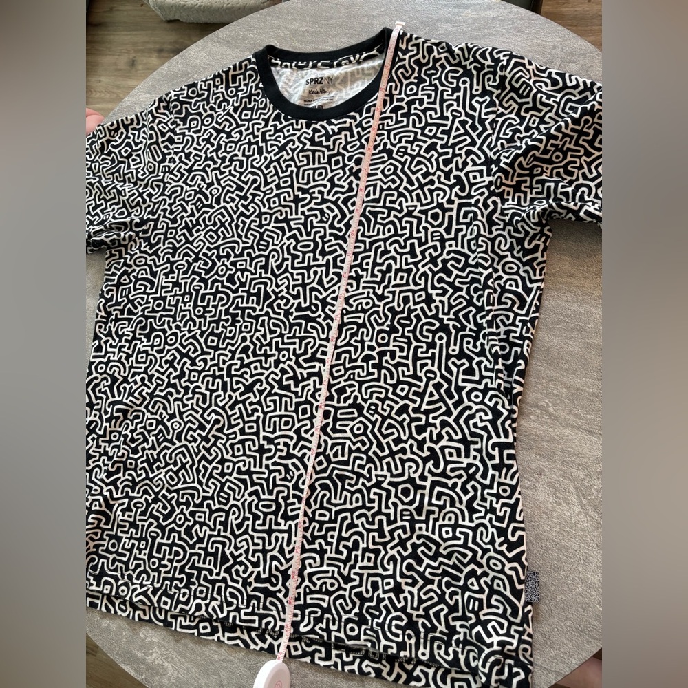 SPRZNY MOMA Special edition Black and White Patterned Men's Shirt - Picture 5 of 6